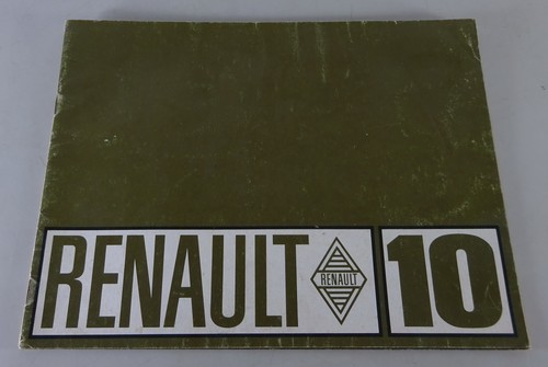 Brochure renault - renault, r10